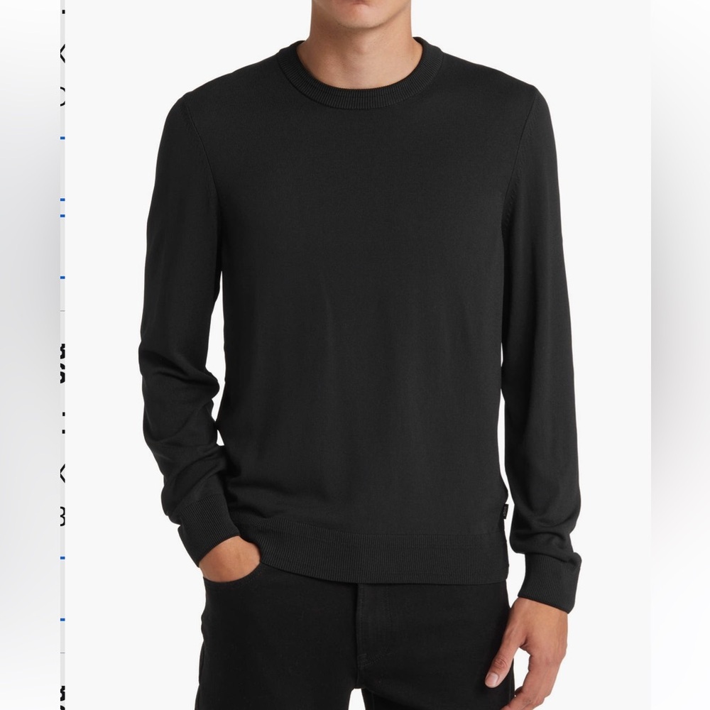 Hugo Boss Men’s Lope Crewneck Sweater - Black